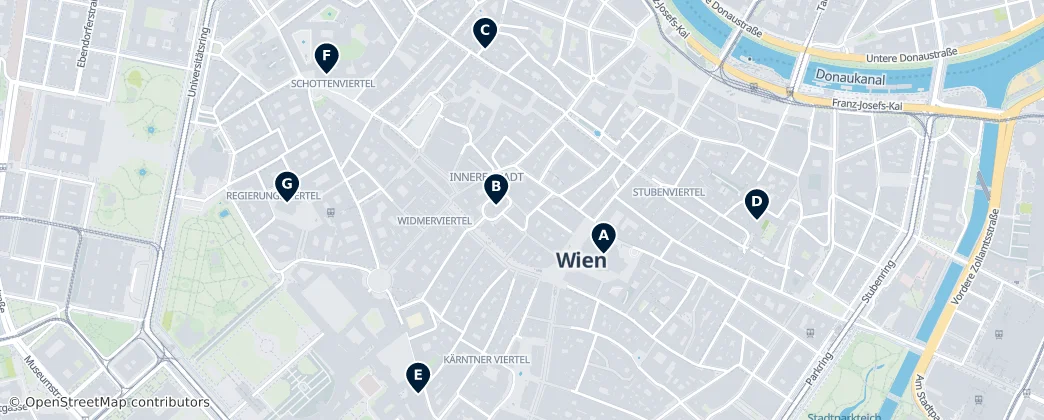 Map of Innere Stadt