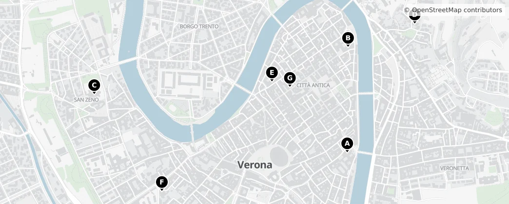 Map of Verona