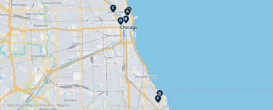 Map of Cook County