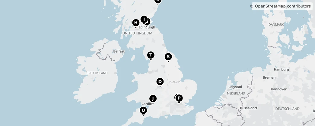 Map of Great Britain