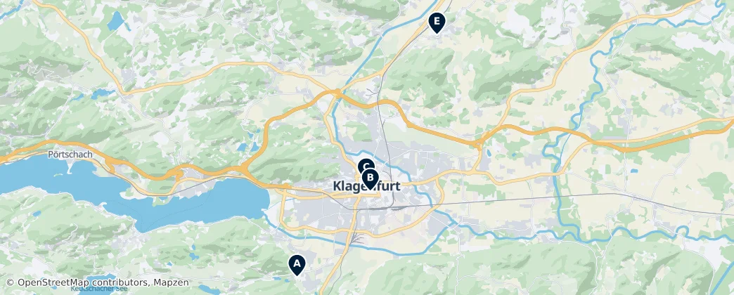 Map of Gurktal Alps