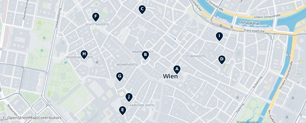 Map of Innere Stadt