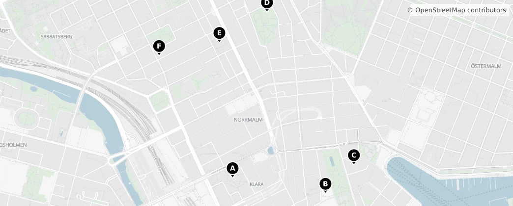 Map of Norrmalm
