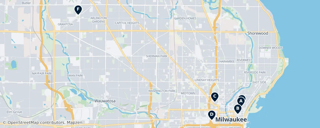 Map of Wisconsin