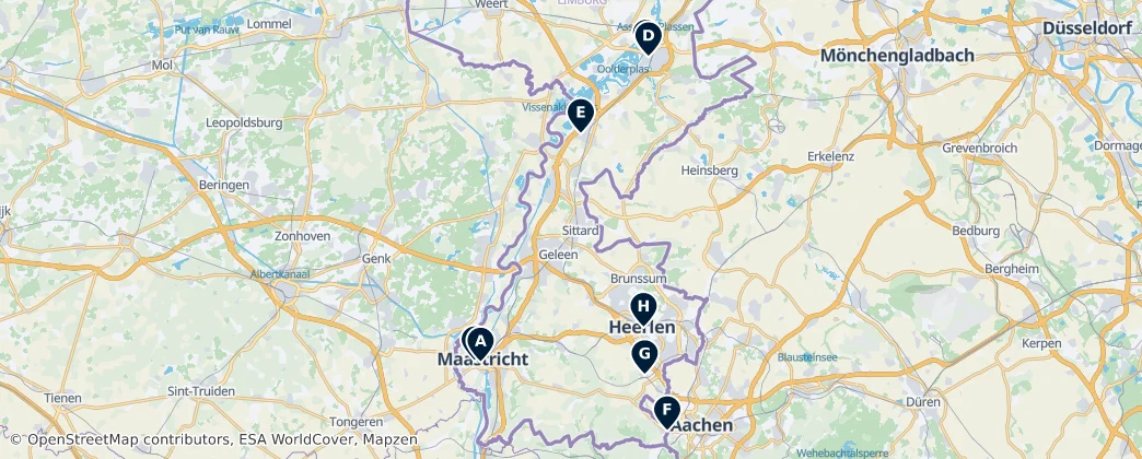 Map of Limburg