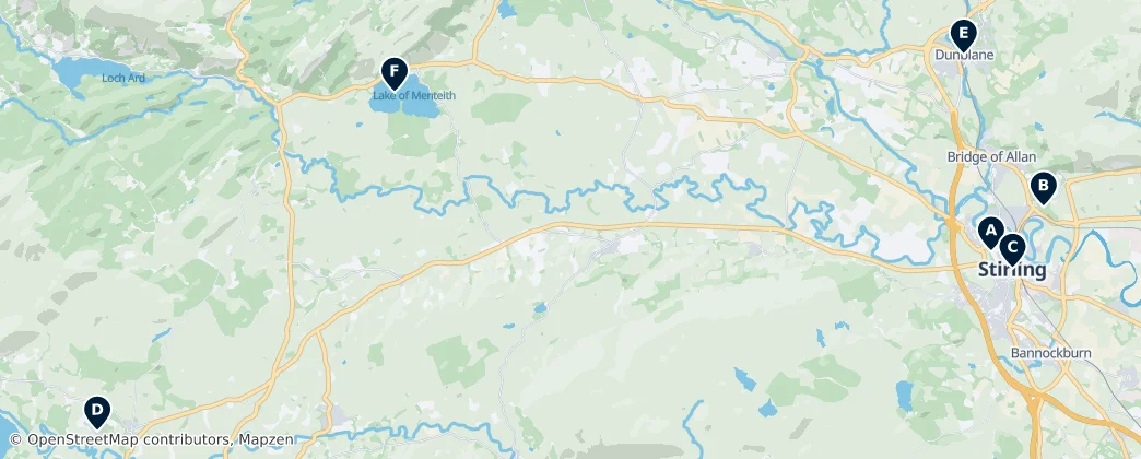 Map of Stirling