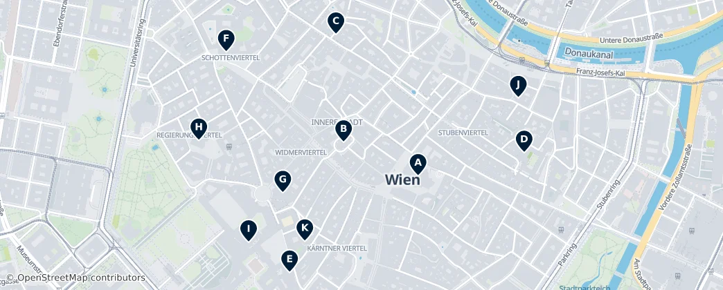 Map of Innere Stadt