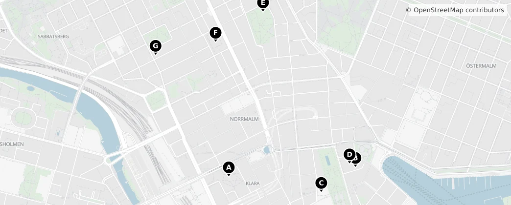Map of Norrmalm