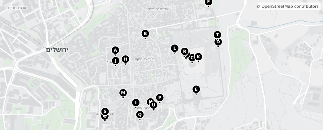 Map of Old City