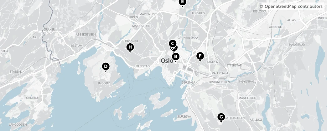 Map of Oslo
