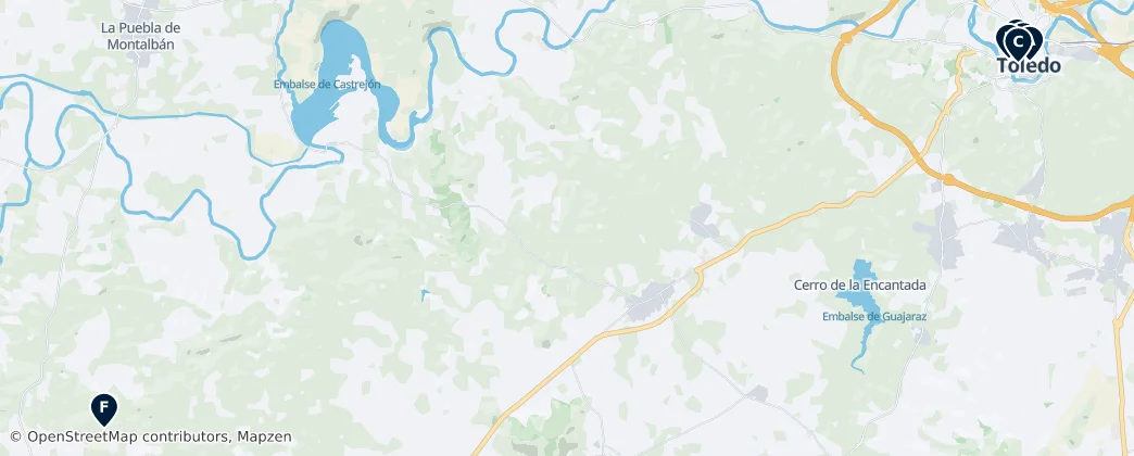 Map of Province of Toledo