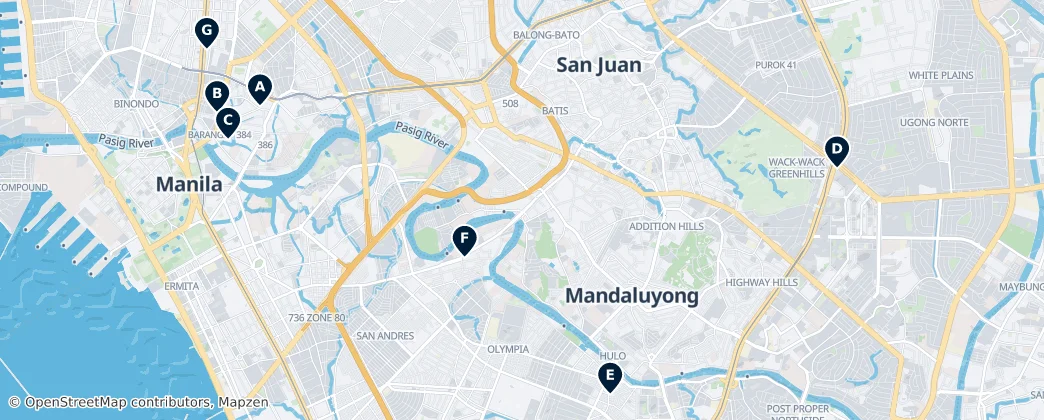 Map of San Juan