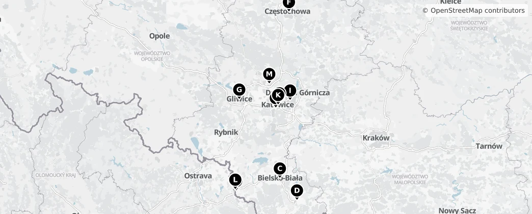 Map of Silesia