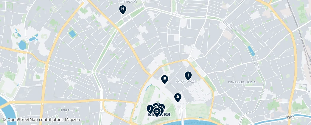 Map of Tverskoy