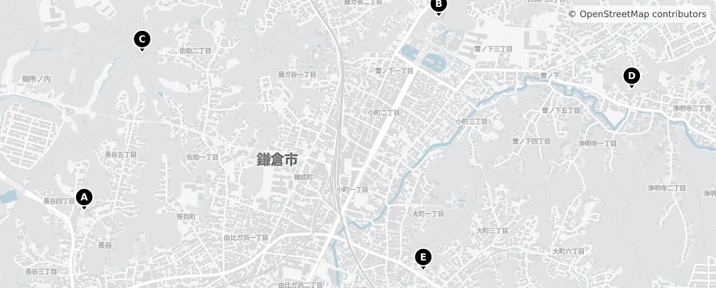 Map of Zushi