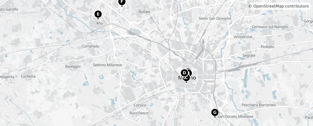 Map of Milan