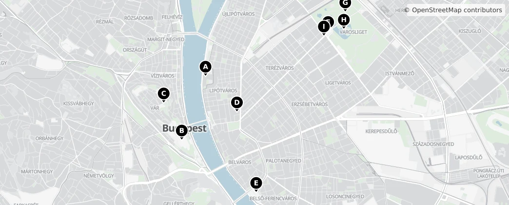 Map of Boedapest
