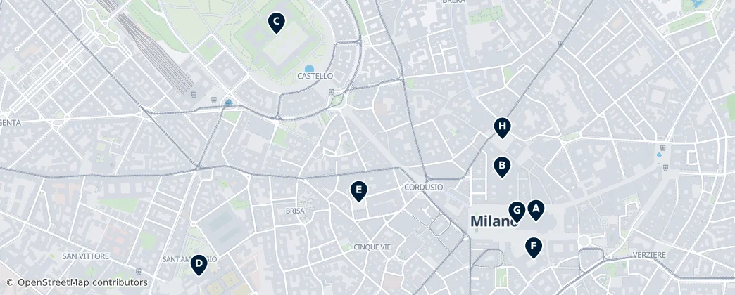 Map of Duomo