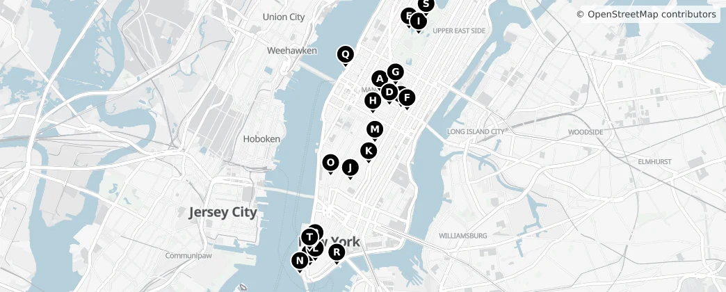 Map of Manhattan
