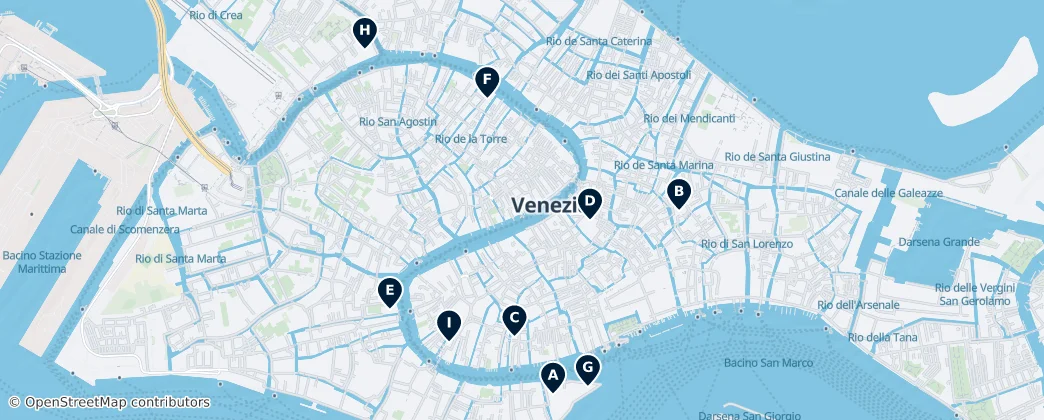 Map of Venezia