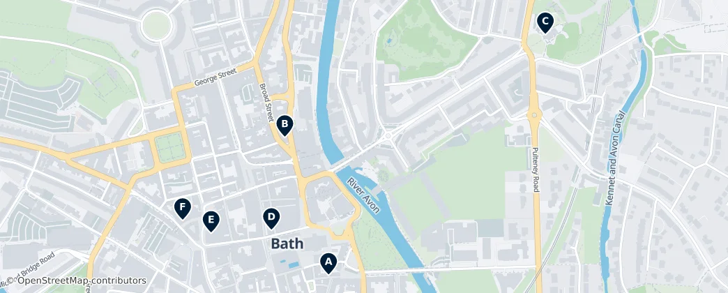 Map of Bath