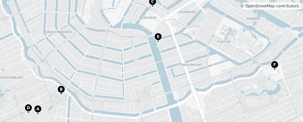 Map of Amsterdam