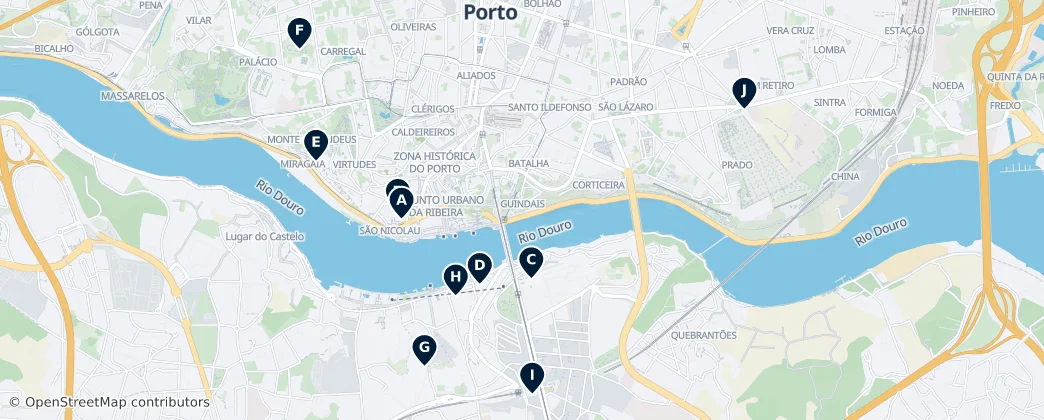 Map of Metropolitan Area of Porto