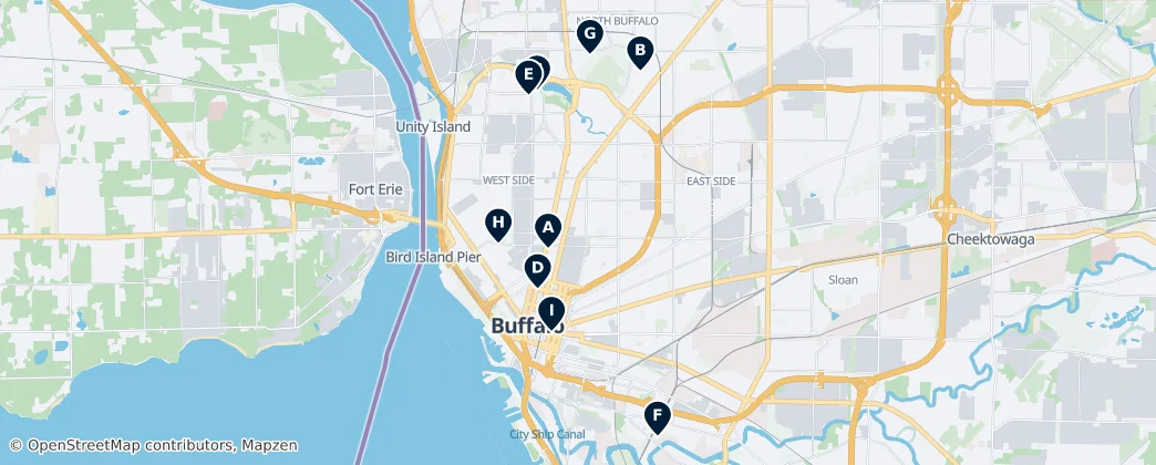 Map of Buffalo