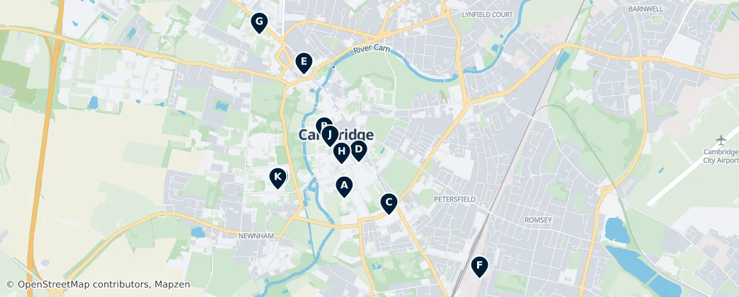 Map of Cambridgeshire