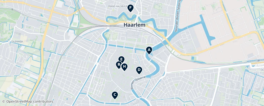 Map of Haarlem