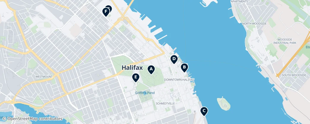Map of Halifax