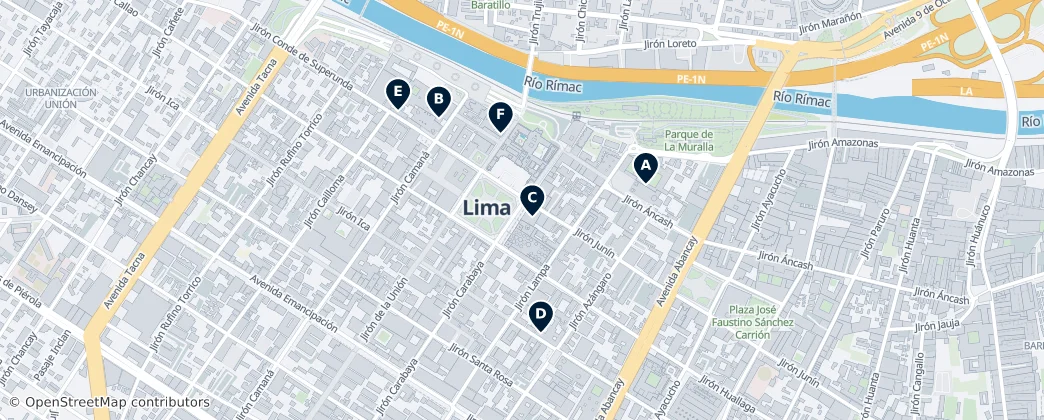 Map of Historic Centre