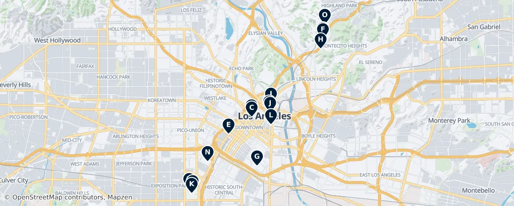 Map of Los Angeles