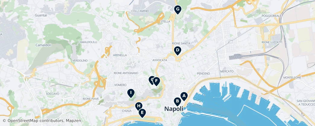 Map of Napels
