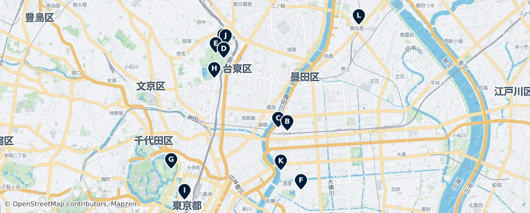 Map of Sumida