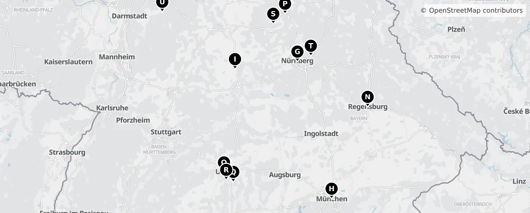 Map of Beieren