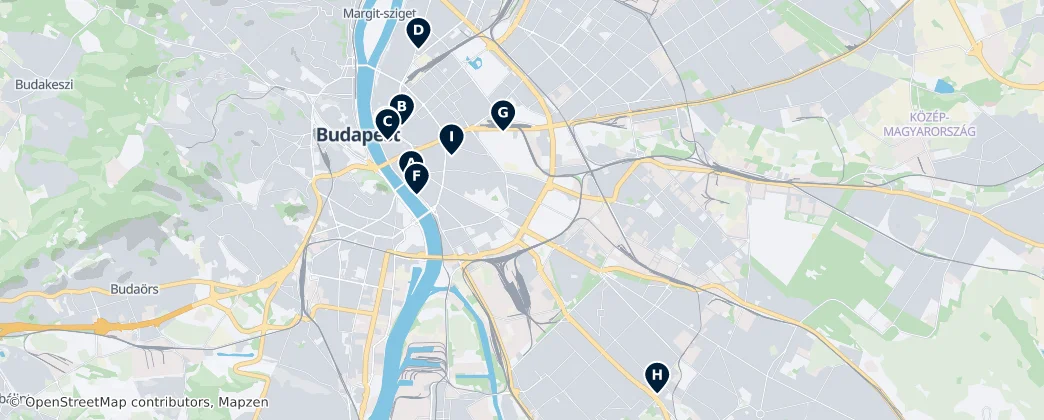 Map of Boedapest