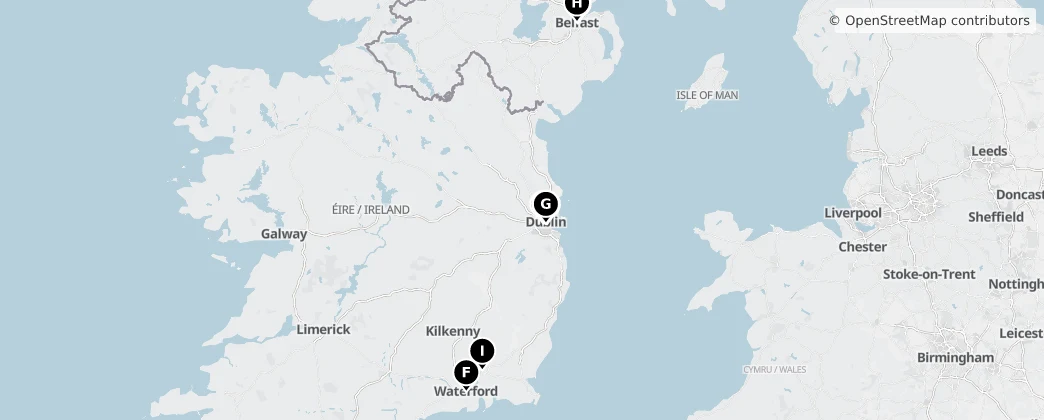 Map of Ireland