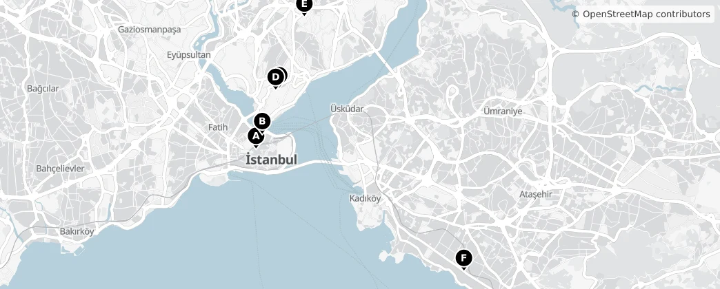 Map of Istanboel