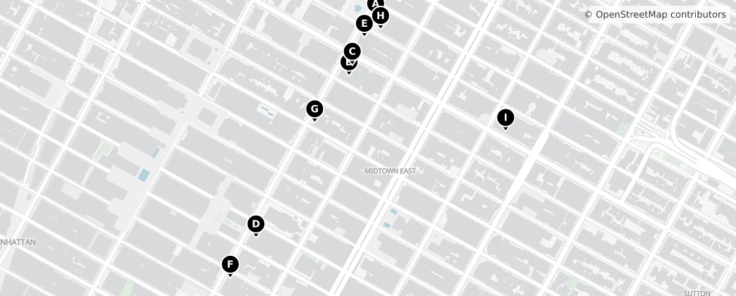Map of Midtown East