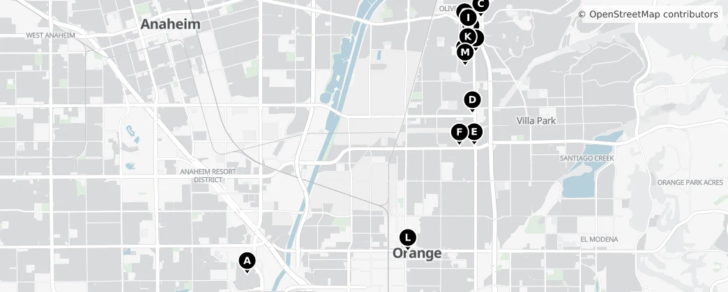 Map of Orange