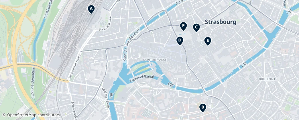 Map of Straatsburg