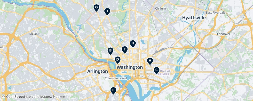 Map of Washington