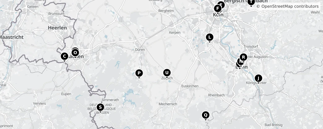 Map of Regierungsbezirk Keulen