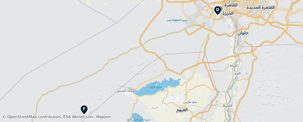 Map of Gizeh