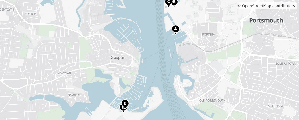 Map of Gosport