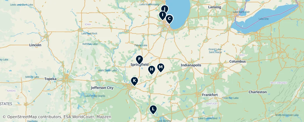 Map of Illinois