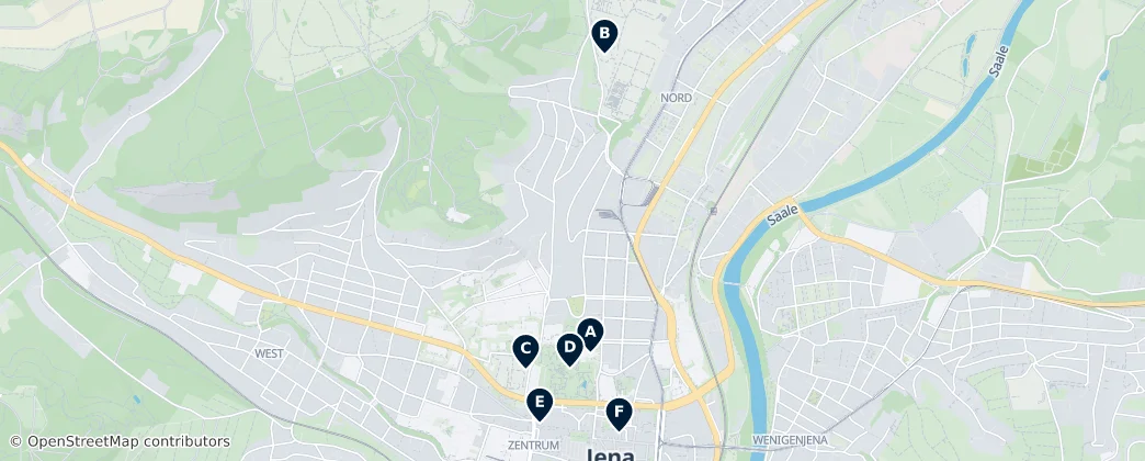 Map of Jena