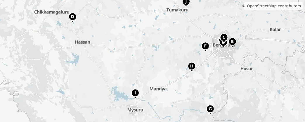 Map of Karnataka