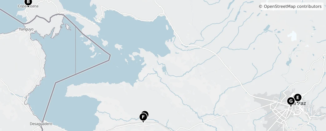 Map of La Paz